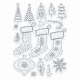 Preview: Tonic Studios - Stempelset "Stockings" Clear Stamps