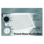 Preview: Tonic Studios - Tim Holtz - Glasmatte für Unterwegs "Travel Glass Studio Mat White"