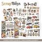 Preview: ScrapBoys - Stanzteile "Men's World" Pop Up Paper Pack 6x6 Inch - 24 Bogen