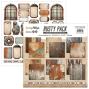 Preview: ScrapBoys - Designpapier "Rusty Pack" Paper Pack 12x12 Inch - 12 Bogen