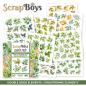 Preview: ScrapBoys - Stanzteile "Leaves Pack" Pop Up Paper Pack 6x6 Inch - 24 Bogen