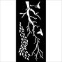 Preview: Stamperia - Schablone 12x25cm "Branches" Stencil