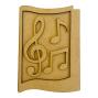 Preview: Stamperia - Holzteile "Music Notes" MDF Crafty Shapes Blanks