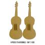 Preview: Stamperia - Holzteile "Music Violin" MDF Crafty Shapes Blanks