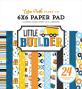 Preview: Echo Park - Designpapier "Little Builder" Paper Pack 6x6 Inch - 24 Bogen