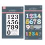 Preview: Spellbinders - Buchdrucktechnik "Bold Color Mix Numbers" BetterPress Plate & Dies