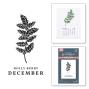 Preview: Spellbinders - Buchdrucktechnik "December Holly Berry" BetterPress Plate