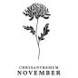 Preview: Spellbinders - Buchdrucktechnik "November Chrysanthemum" BetterPress Plate