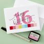 Preview: Spellbinders - Buchdrucktechnik "Sweeping Celebration Sentiments" BetterPress Plate