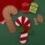 Preview: Spellbinders - Stanzschablone "Felt Candy Cane" Dies