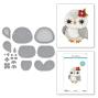 Preview: Spellbinders - Stanzschablone "Felt Snowy Owl" Dies