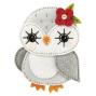 Preview: Spellbinders - Stanzschablone "Felt Snowy Owl" Dies