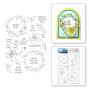 Preview: Spellbinders - Stempelset & Stanzschablone "Everyday Wreaths" Clear Stamps & Dies by Simon Hurley