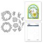 Preview: Spellbinders - Stempelset & Stanzschablone "Everyday Wreaths" Clear Stamps & Dies by Simon Hurley