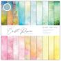 Preview: Craft Consortium - Designpapier "Grunge Light Tones" Paper Pad 6x6 Inch - 40 Bogen