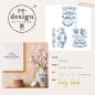 Preview: Re-Design with Prima - Transfer Aufkleber 8,5x11 Inch "Lovely Labels" Decor Transfer 3 Bogen 