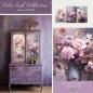 Preview: Re-Design with Prima - Decopatch Papier - Seidenpapier "Lilac Lush Celebration" Tissue Paper 19,5x30 Inch - 3 Bogen