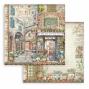 Preview: Stamperia - Designpapier "Art of Travelling" Paper Pack 12x12 Inch - 10 Bogen