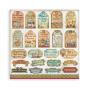 Preview: Stamperia - Designpapier "Art of Travelling" Paper Pack 8x8 Inch - 10 Bogen