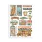 Preview: Stamperia - Washi Papier "Art of Travelling" Washi Pad 14,8x21cm - 8 Bogen