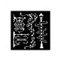 Preview: Stamperia - Schablone 12x12cm "Steet Lamp and Sign" Stencil