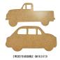 Preview: Stamperia - Holzteile "Cars and Truck" MDF Crafty Shapes Blanks