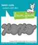 Preview: Lawn Fawn - Stanzschablone "Scripty XOXO Outline" Add-on Die