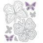 Preview: Sizzix - Stanzschablone "Spring Wings" Thinlits Craft Dies by Catherine Pooler