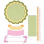 Preview: Sizzix - Stanzschablone "Scalloped Circles, Borders & Banners" Thinlits Craft Dies by Catherine Pooler