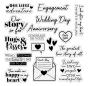 Preview: Crafters Companion - Stempelset "Dear Love" Clear Stamps