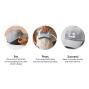 Preview: Cricut Cappy "Gray" Ball Cap 3er Set