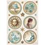 Preview: Stamperia - Decopatch Papier "Selection" Decoupage A4 - 6 Bogen  