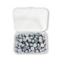 Preview: Stamperia - Wachsperlen "Light Silver" Wax and Seals Beads 20g