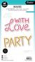 Preview: Studio Light - Schablone "With Love" Layered Stencil