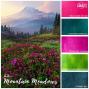 Preview: Lindys Stamp Gang - Pigmentpulver "Mountain Meadows" Flat Magical Set 5x7g