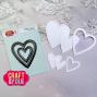 Preview: Craft & You Design - Stanzschablone "Biscuit Frame Hearts" Dies