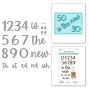 Preview: Spellbinders - Stanzschablone "Classy Numbers" Dies