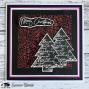 Preview: Visible Image - Stempelset A6 "Christmas Tree Grunge" Clear Stamps