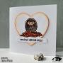 Preview: Visible Image - Stempelset A6 "Hedgehog Hugs" Clear Stamps