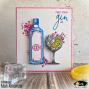 Preview: Visible Image - Stempelset A6 "Keep Your Gin Up" Clear Stamps