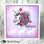 Preview: Visible Image - Stempelset A6 "Magical Unicorn" Clear Stamps