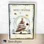 Preview: Visible Image - Stempelset A6 "Sketched Christmas Trees" Clear Stamps