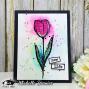 Preview: Visible Image - Stempelset A6 "Sketched Tulips" Clear Stamps