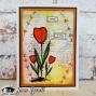 Preview: Visible Image - Stempelset A6 "Sketched Tulips" Clear Stamps