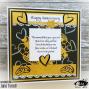 Preview: Visible Image - Stempelset A7 "Happy Anniversary" Clear Stamps