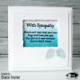 Preview: Visible Image - Stempelset A7 "With Sympathy" Clear Stamps