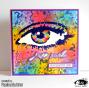 Preview: Visible Image - Schablone 6x6 Inch "Eye Contact" Stencil