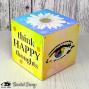 Preview: Visible Image - Schablone 4x4 Inch "Happy Thoughts" Stencil