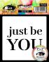 Preview: Visible Image - Schablone 4x4 Inch "Just Be You" Stencil