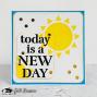 Preview: Visible Image - Schablone 4x4 Inch "New Day" Stencil